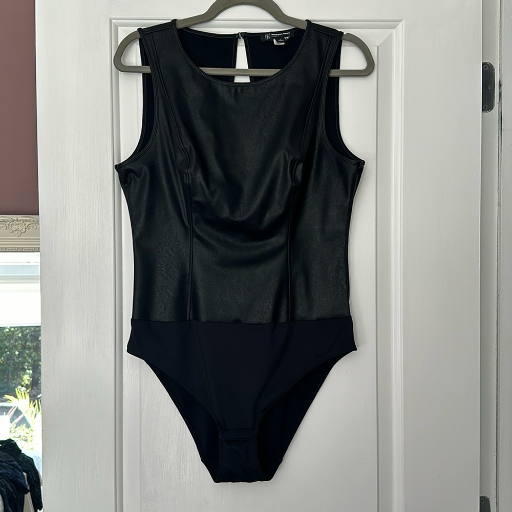 INC PU Leather Body Suit